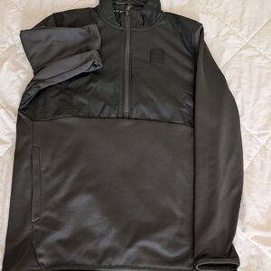 Men's Black Quarter-Zip Jacket
